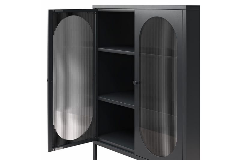 Kaappi Luna 80x40x102 cm, Musta - 80x40x102 cm, Musta - Säilytys - Kaappi - Säilytyskaappi