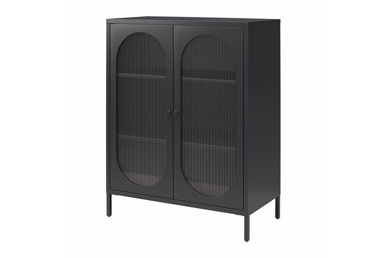 Kaappi Luna 80x40x102 cm, Musta - 80x40x102 cm, Musta - Säilytys - Kaappi - Säilytyskaappi