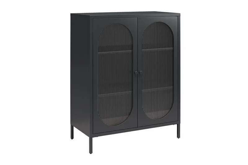 Kaappi Luna 80x40x102 cm, Musta, 80x40x102 cm, Musta