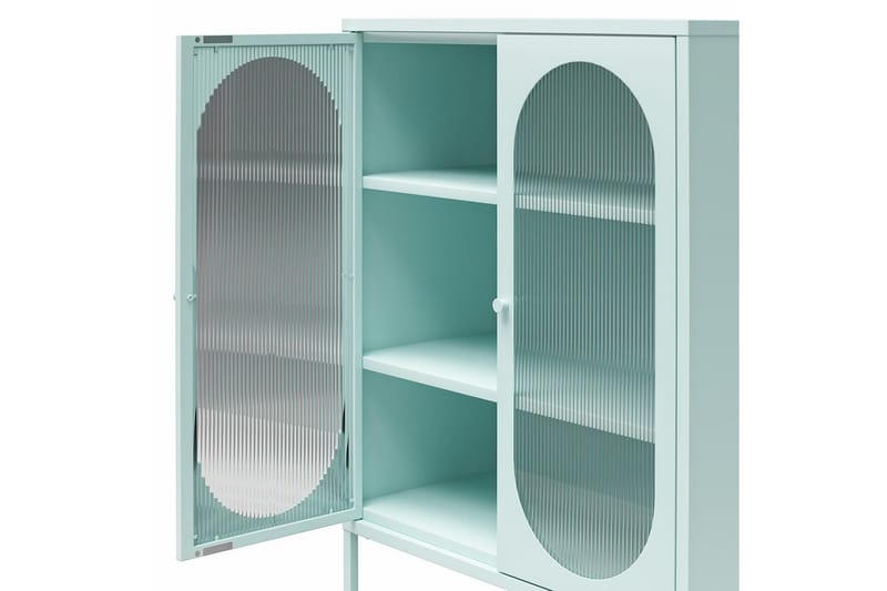 Kaappi Luna 80x40x102 cm, Taivaansininen - 80x40x102 cm, Taivaansininen - Säilytys - Kaappi - Säilytyskaappi