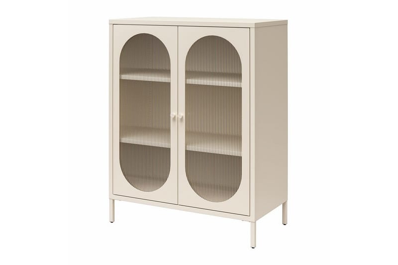 Kaappi Luna 80x40x102 cm, Pergamentti - 80x40x102 cm, Pergamentti - Säilytys - Kaappi - Säilytyskaappi