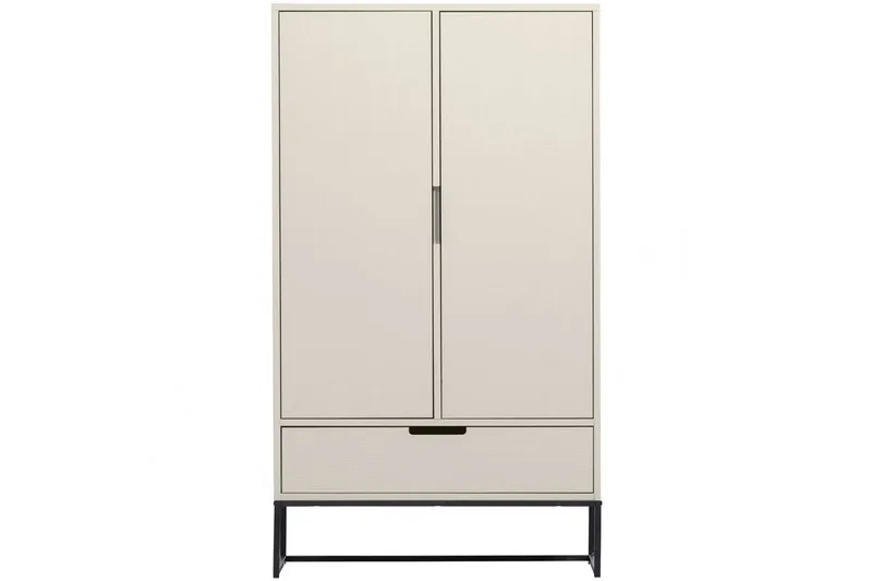 Kaappi Silas 2-ovinen - Beige - Säilytys - Kaappi - Säilytyskaappi