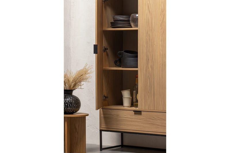 Kaappi Silas 2-ovinen - Tammi, Tammi - Säilytys - Kaappi - Säilytyskaappi