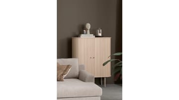 Kaappi Yngvar 100 cm - Valkopigmentoitu tammi - Säilytys - Kaappi - Säilytyskaappi