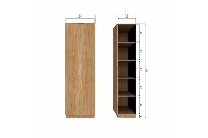 Kaappi Zuma - Säilytys - Kaappi - Säilytyskaappi