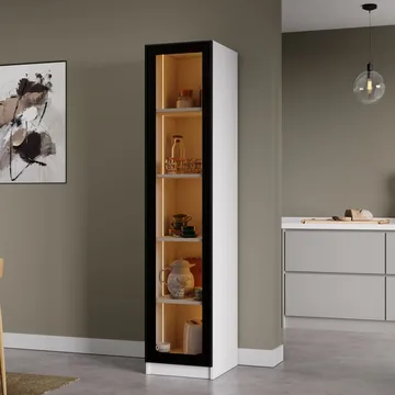 Kahvitaso Hanah Home Nero 1600-222 (40 x 190 x 42 cm) valkoinen - Valkoinen - Säilytys - Kaappi - Vitriini