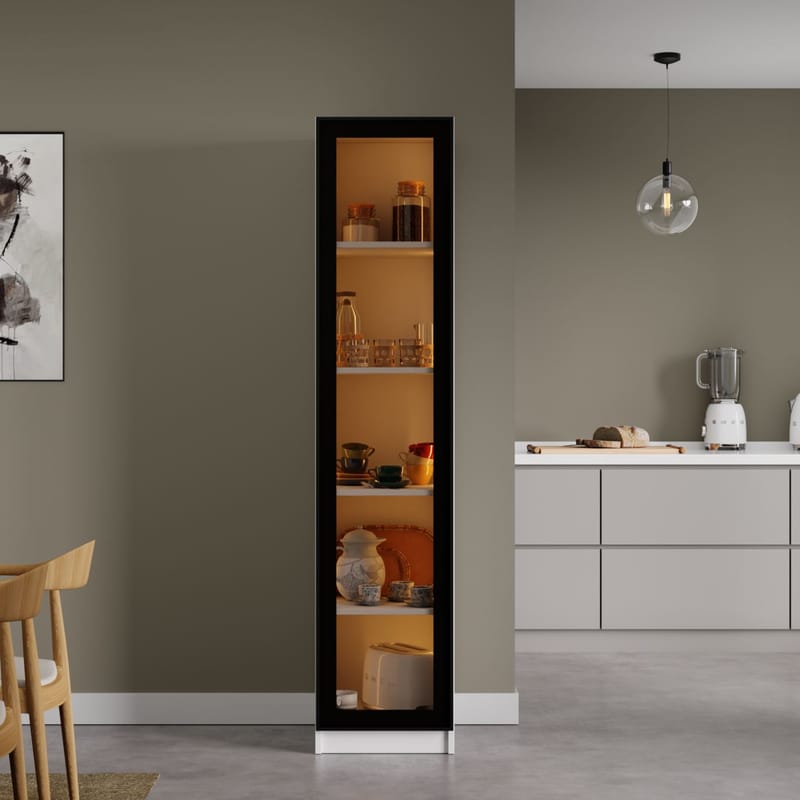 Kahvitaso Hanah Home Nero 1600-222 (40 x 190 x 42 cm) valkoinen - Valkoinen - Säilytys - Kaappi - Vitriini