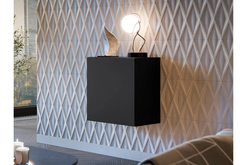 Kangana Highboard - Musta - Säilytys - Kaappi - Säilytyskaappi