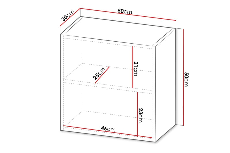 Kangana Highboard - Ruskea/Beige - Säilytys - Kaappi - Säilytyskaappi
