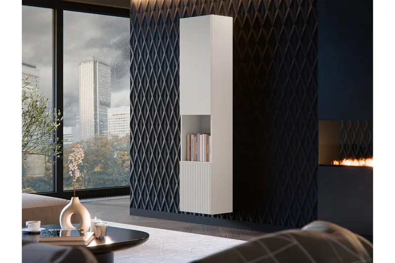 Kangana Vitriinikaappi 40x180 cm - Säilytys - Kaappi - Vitriini