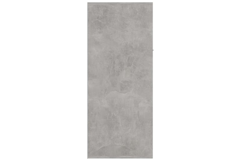 Kenkäkaappi betoninharmaa 60x35x84 cm lastulevy - Harmaa - Säilytys - Kenkäsäilytys - Kenkäkaappi