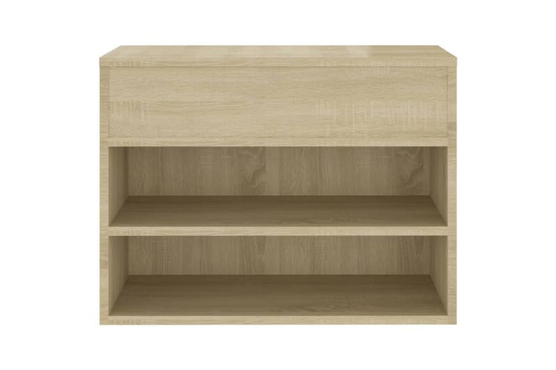 Kenkien säilytyspenkki Sonoma-tammi 60x30x45 cm lastulevy - Ruskea - Säilytys - Kenkäsäilytys - Kenkäkaappi