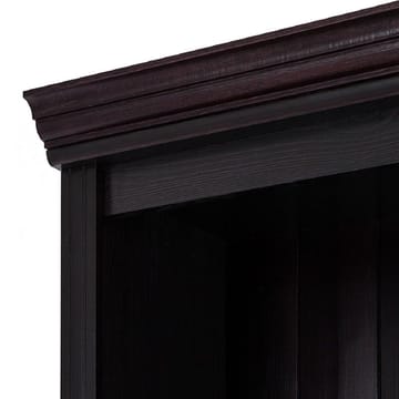 Kirjahylly Loft24 Anita Havana/lakattu - Havana/lakattu - Säilytys - Kaappi - Vitriini