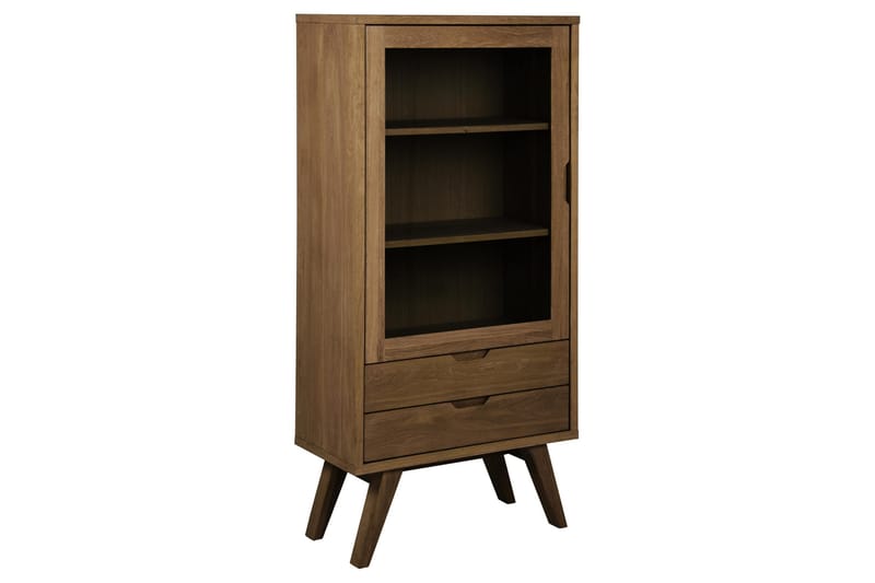 Kolinis Vitriinikaappi 72x145 cm - Ruskea - Säilytys - Kaappi - Vitriini