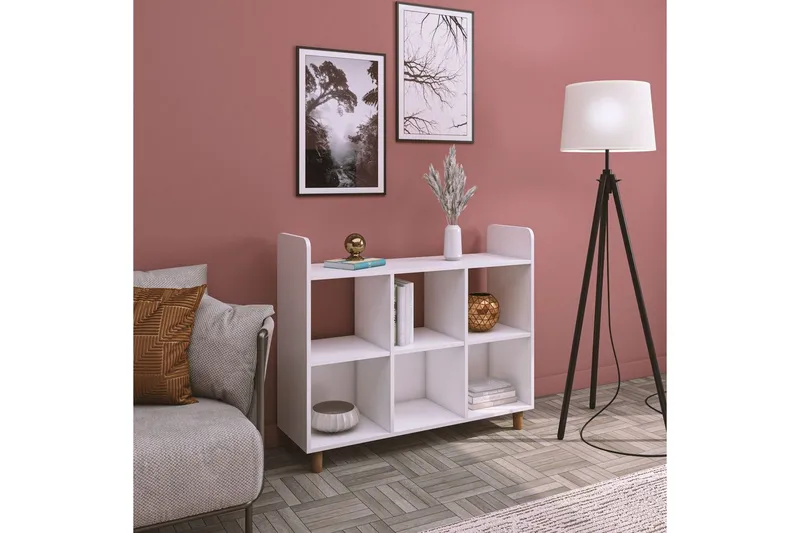 Konsoli Sakarya 2 Valkoinen - Valkoinen - Säilytys - Kaappi - Säilytyskaappi