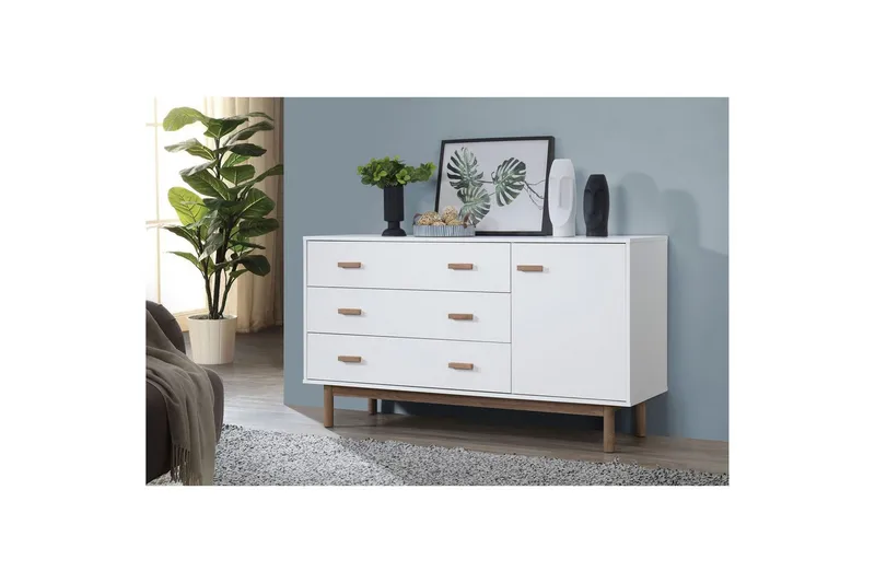 Korkea kaappi Melanie - Säilytys - Kaappi - Säilytyskaappi