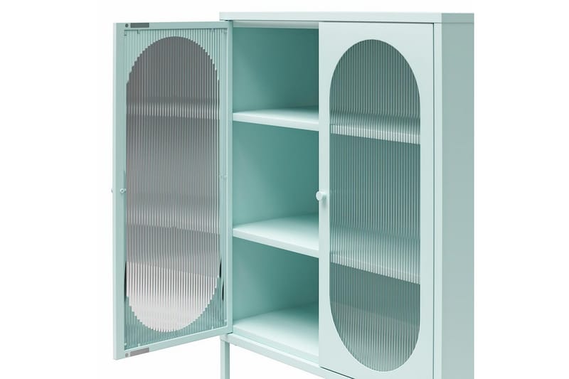 Lääkekaappi Loft24 Kaappi Luna 80x40x102 cm, taivaansininen Light Blue,Blå - Säilytys - Kaappi - Säilytyskaappi