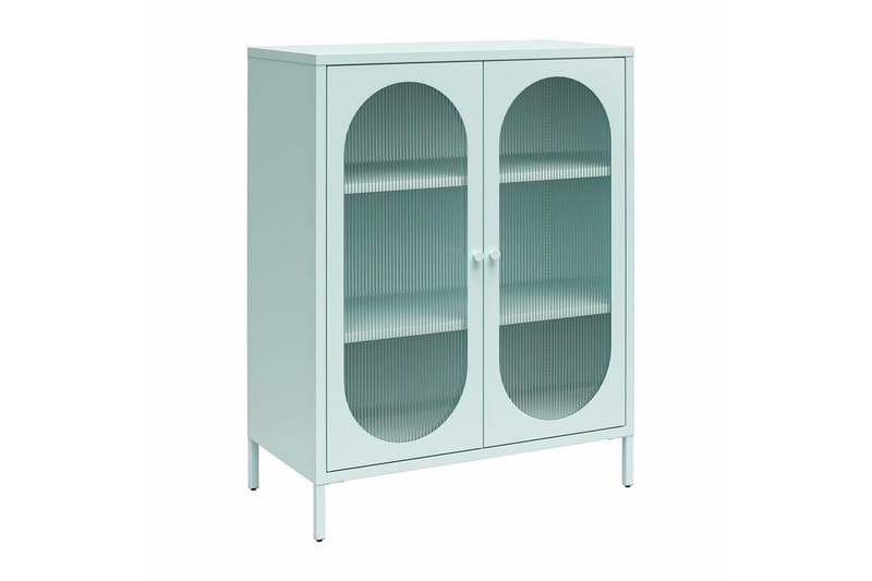 Lääkekaappi Loft24 Kaappi Luna 80x40x102 cm, taivaansininen Light Blue,Blå - Säilytys - Kaappi - Säilytyskaappi