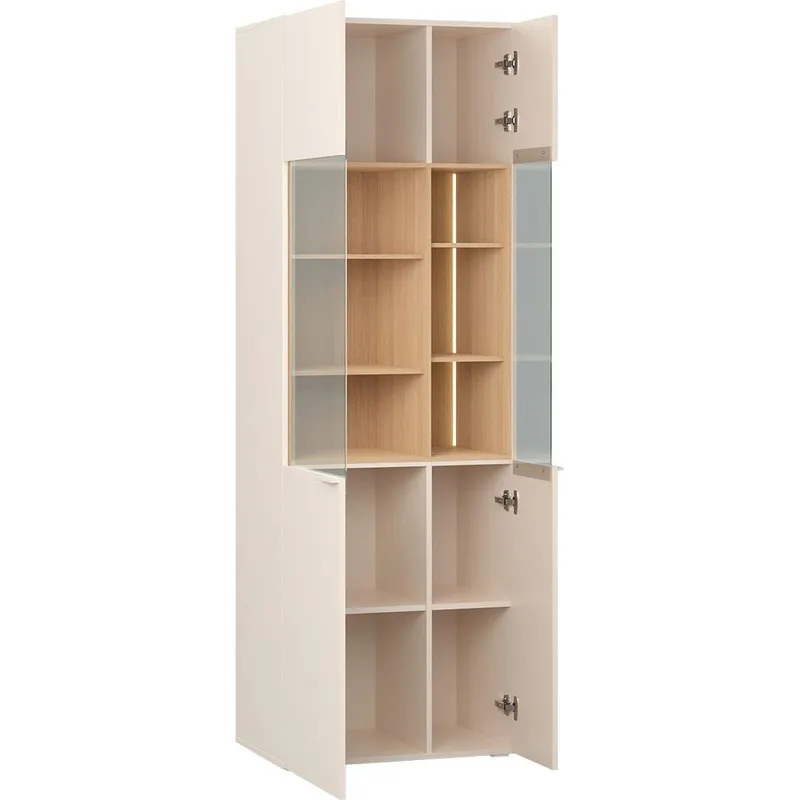 Lasilaatikko 4 You Fresh Wide - Hiekkabeige - Säilytys - Kaappi - Vitriini