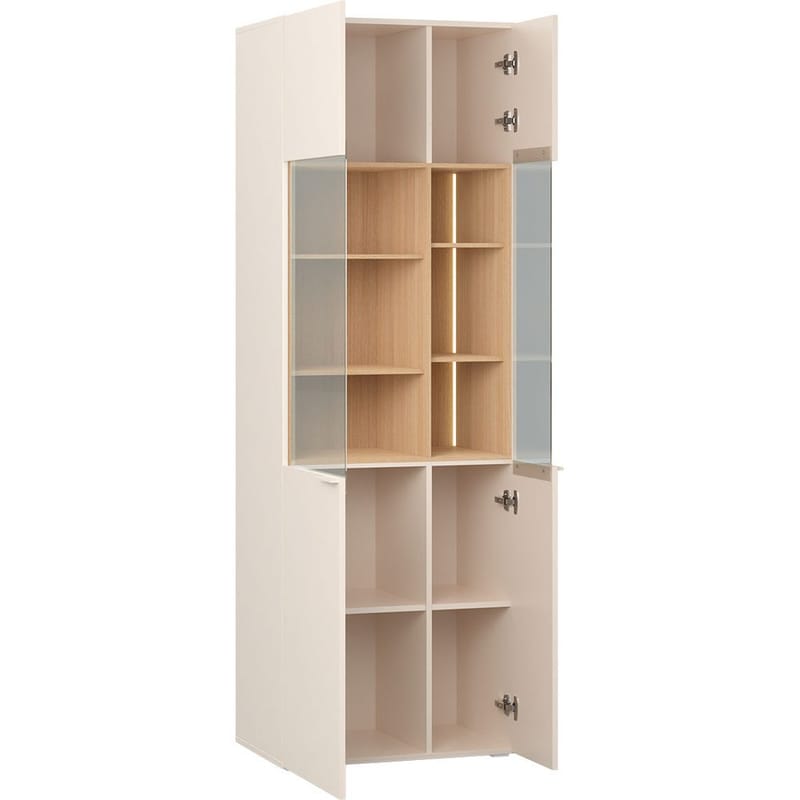 Lasilaatikko 4 You Fresh Wide - Hiekkabeige - Säilytys - Kaappi - Vitriini