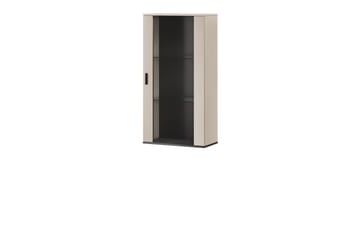 Lyrosen Vitriinikaappi 60x112 cm - Beige - Säilytys - Kaappi - Vitriini