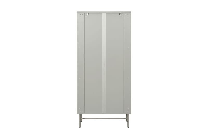 Matterhorn Vitriinikaappi - Lasikaappi 40 cm syvä 80 cm leveä 170 cm korkea - Beige - Säilytys - Kaappi - Vitriini