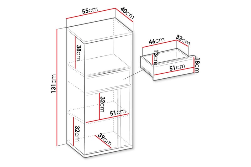 Metropolitan Highboard - Säilytys - Kaappi - Säilytyskaappi