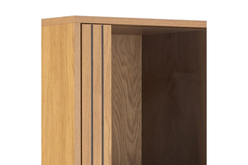 Minu Vitriinikaappi 80x180 cm - Luonnonväri - Säilytys - Kaappi - Vitriini