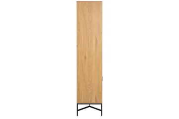 Minu Vitriinikaappi 80x180 cm - Luonnonväri - Säilytys - Kaappi - Vitriini