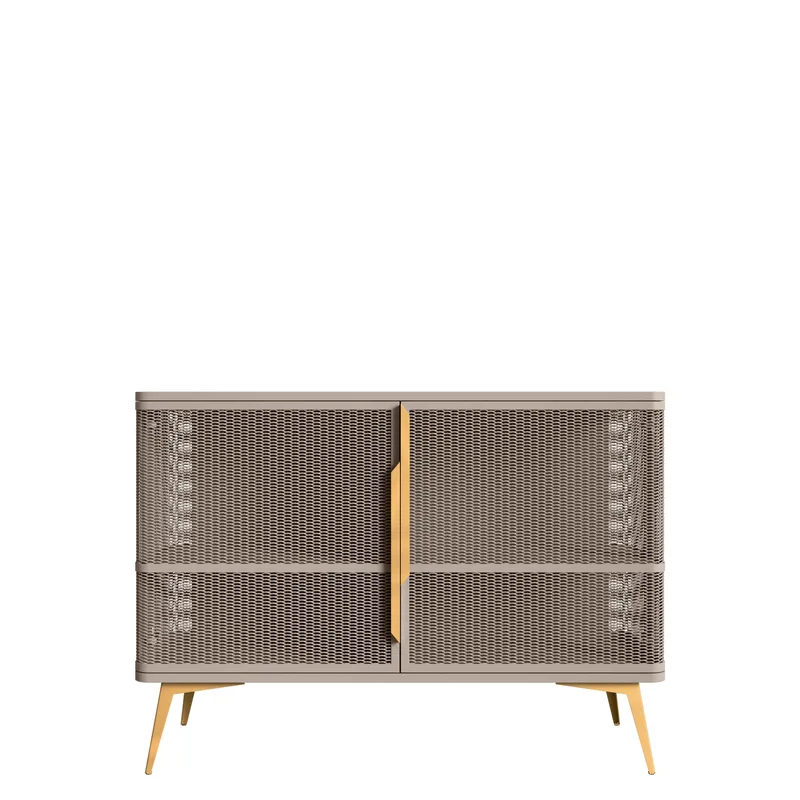 Mireva senkki 120 cm - beige, kulta - Säilytys - Kaappi - Baarikaappi