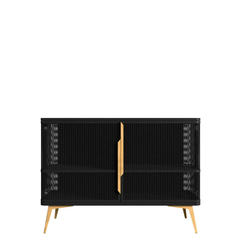 Mireva senkki 120 cm, musta, kulta