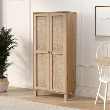 Monitoimikaappi Hanah Home Dune (60 x 133,6 x 35 cm) Tammi - Tammi - Säilytys - Kaappi - Säilytyskaappi