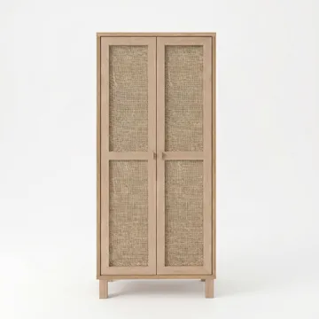 Monitoimikaappi Hanah Home Dune (60 x 133,6 x 35 cm) Tammi - Tammi - Säilytys - Kaappi - Säilytyskaappi