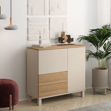 Monitoimikaappi Hanah Home Mood (87,2 x 82,4 x 35 cm) Hiekkatammi - Hiekka ja tammi - Säilytys - Kaappi - Säilytyskaappi