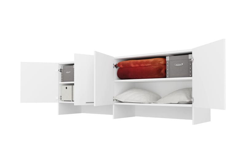 Rauk Highboard - Harmaa - Säilytys - Kaappi - Säilytyskaappi