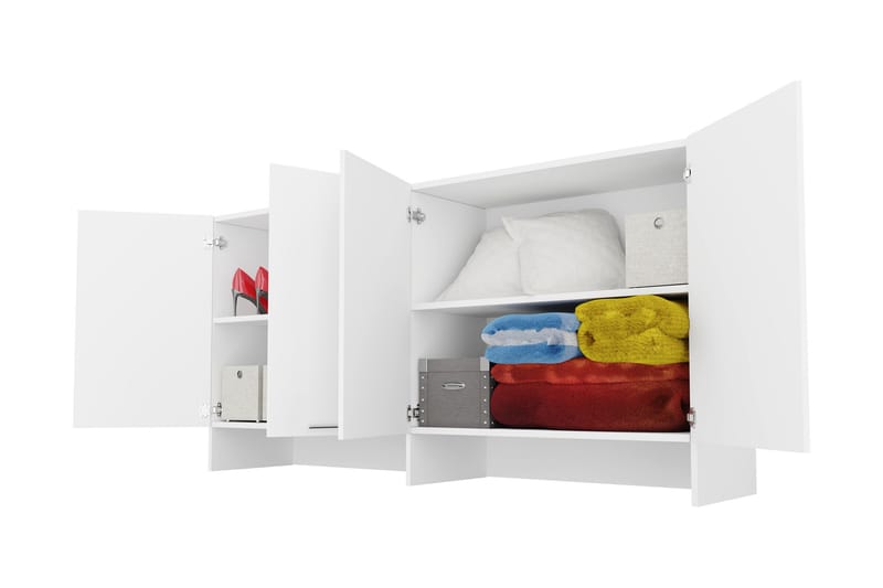 Rauk Highboard - Harmaa - Säilytys - Kaappi - Säilytyskaappi