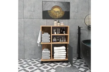 Rebus Senkki - Vaalea Ruskea/Puu/Antrasiitti - Säilytys - Säilytyskalusteet - Lipasto - Laatikostot