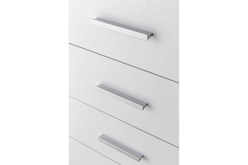 Rullakontti Wohnling 4 laatikkoa, pyörillä, säilytyslokero, peitetty lastulevy, moderni tyyli Valkoinen - Valkoinen - Säilytys - Säilytyskalusteet - Lipasto - Laatikostot