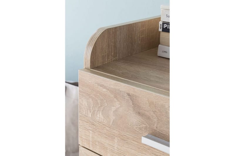 Rullakontti Wohnling 4 laatikkoa, pyörillä, säilytyslokero, peitetty lastulevy, moderni tyyli Sonoma - Sonoma - Säilytys - Säilytyskalusteet - Lipasto - Laatikostot