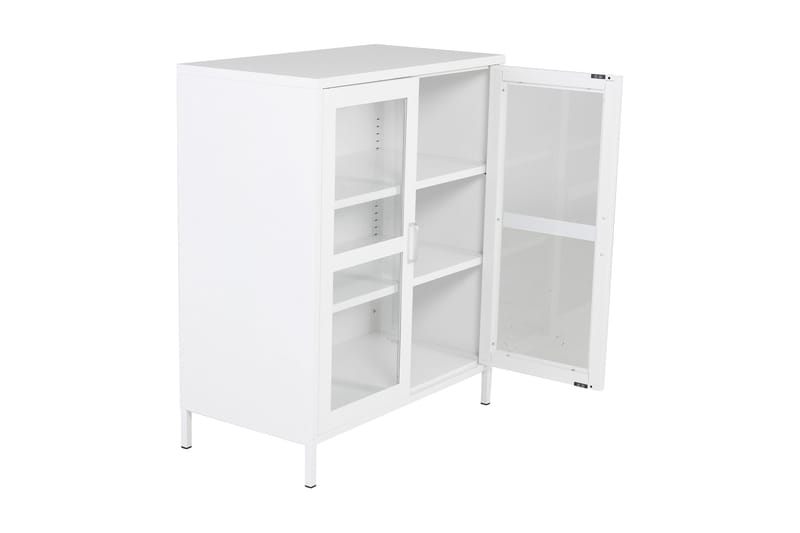 Acero Säilytyskaappi Matala - Valkoinen - Säilytys - Kaappi - Säilytyskaappi