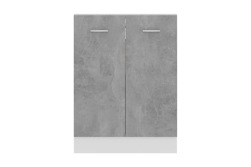 Alakaappi betoninharmaa 60x46x81,5 cm lastulevy - Harmaa - Säilytys - Kaappi - Säilytyskaappi