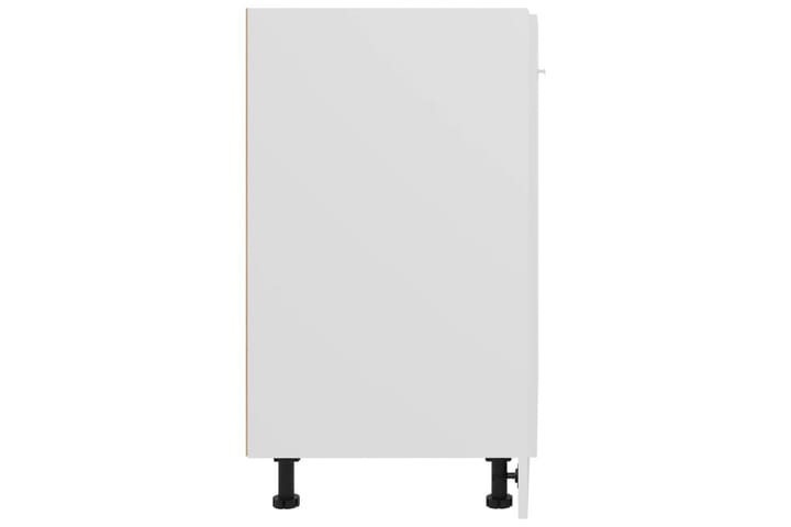 Alakaappi korkeakiilto valkoinen 60x46x81,5 cm lastulevy - Valkoinen - Keittiökaappi - Säilytyskaappi