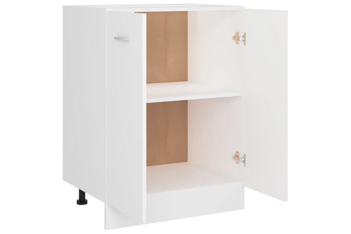 Alakaappi valkoinen 60x46x81,5 cm lastulevy - Valkoinen - Keittiökaappi - Säilytyskaappi