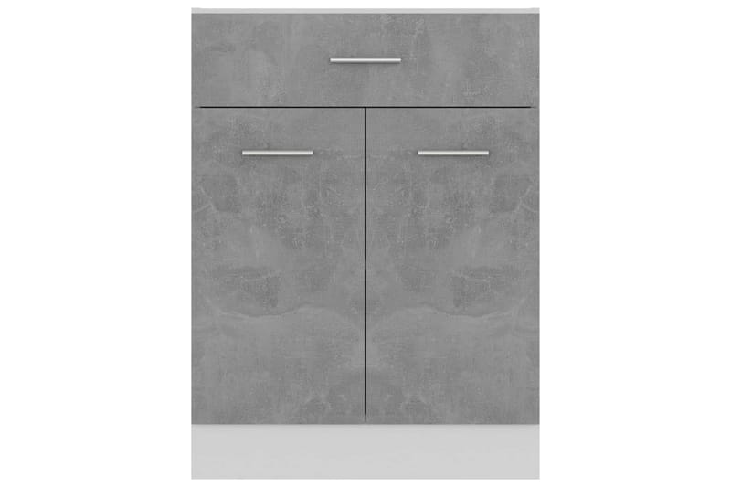 Alalipastokaappi betoninharmaa 60x46x81,5 cm lastulevy - Harmaa - Säilytys - Kaappi - Säilytyskaappi