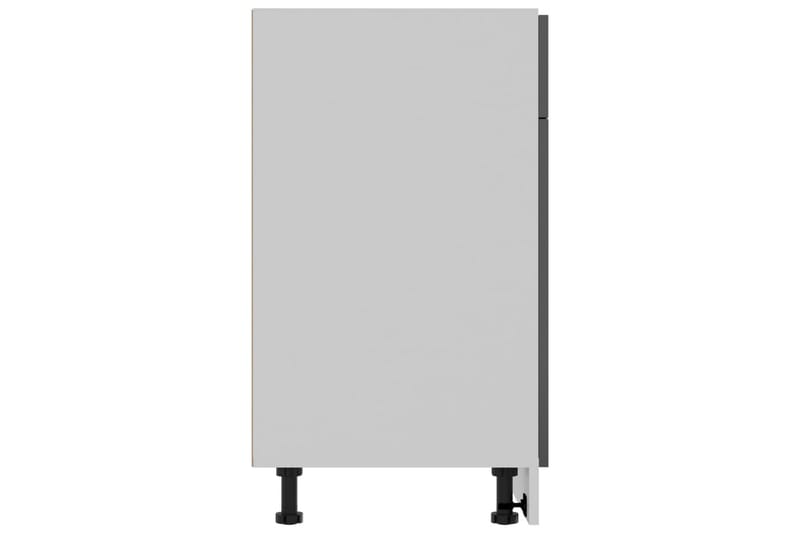 Alalipastokaappi korkeakiilto musta 80x46x81,5 cm lastulevy - Musta - Säilytys - Kaappi - Säilytyskaappi