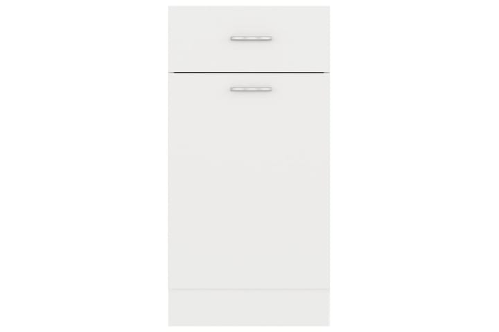 Alalipastokaappi valkoinen 40x46x81,5 cm lastulevy - Valkoinen - Keittiökaappi - Säilytyskaappi