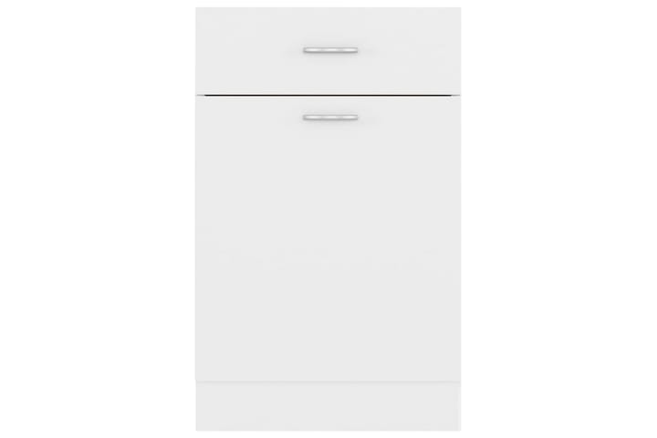 Alalipastokaappi valkoinen 50x46x81,5 cm lastulevy - Valkoinen - Säilytyskaappi - Keittiökaappi