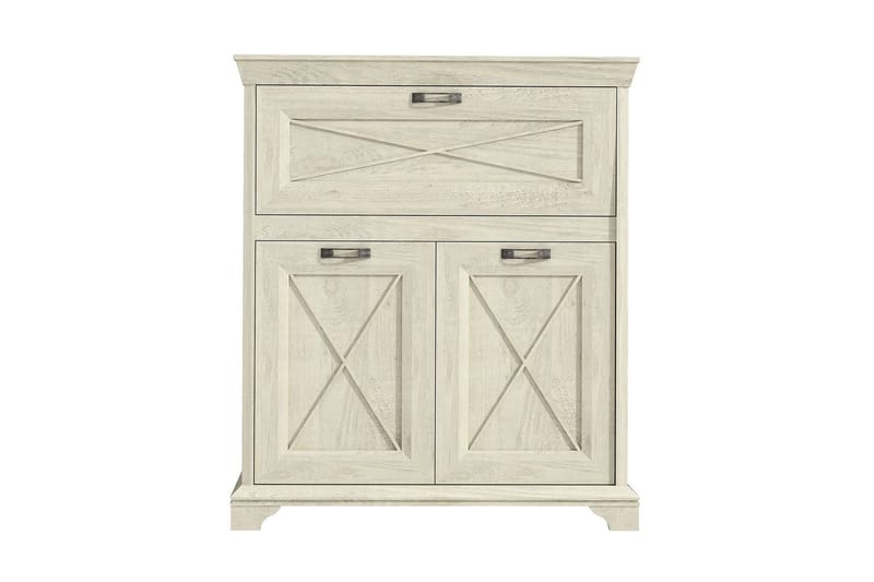 Baarikaappi Hareholme 123 cm - Valkoinen - Säilytys - Kaappi - Säilytyskaappi