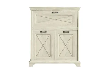 Baarikaappi Hareholme 123 cm - Valkoinen - Säilytys - Kaappi - Baarikaappi