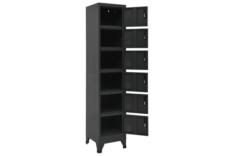 beBasic Pukukaappi antrasiitti 38x40x180 cm teräs - Antrasiitti - Säilytys - Kaappi - Säilytyskaappi